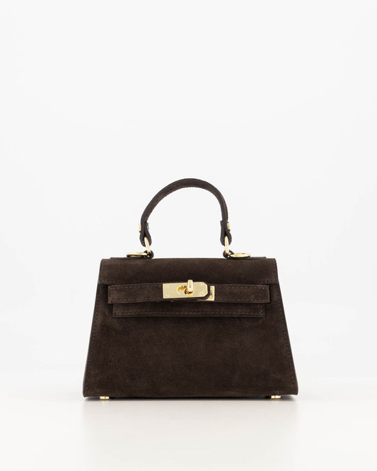 TAS GRACE BROWN SUEDE
