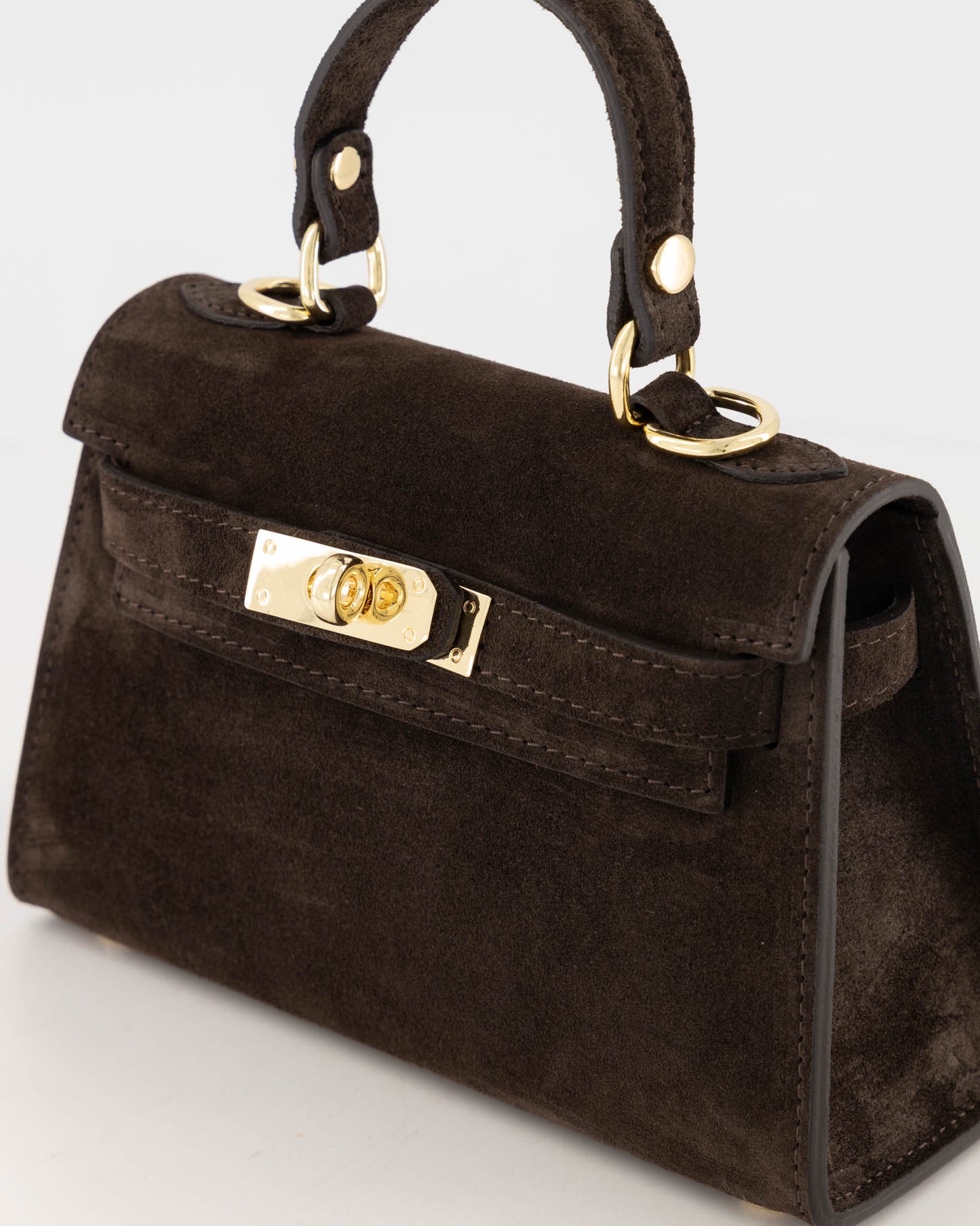 TAS GRACE BROWN SUEDE