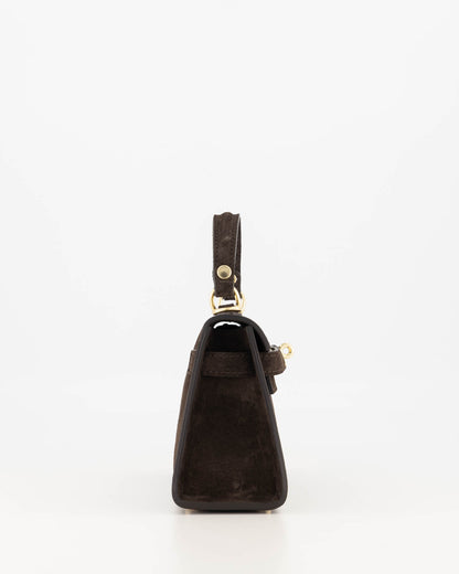 TAS GRACE BROWN SUEDE