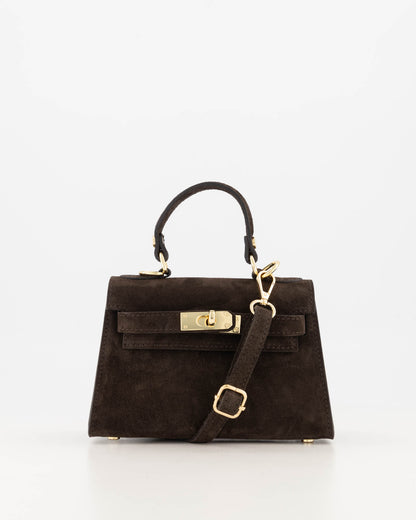 TAS GRACE BROWN SUEDE