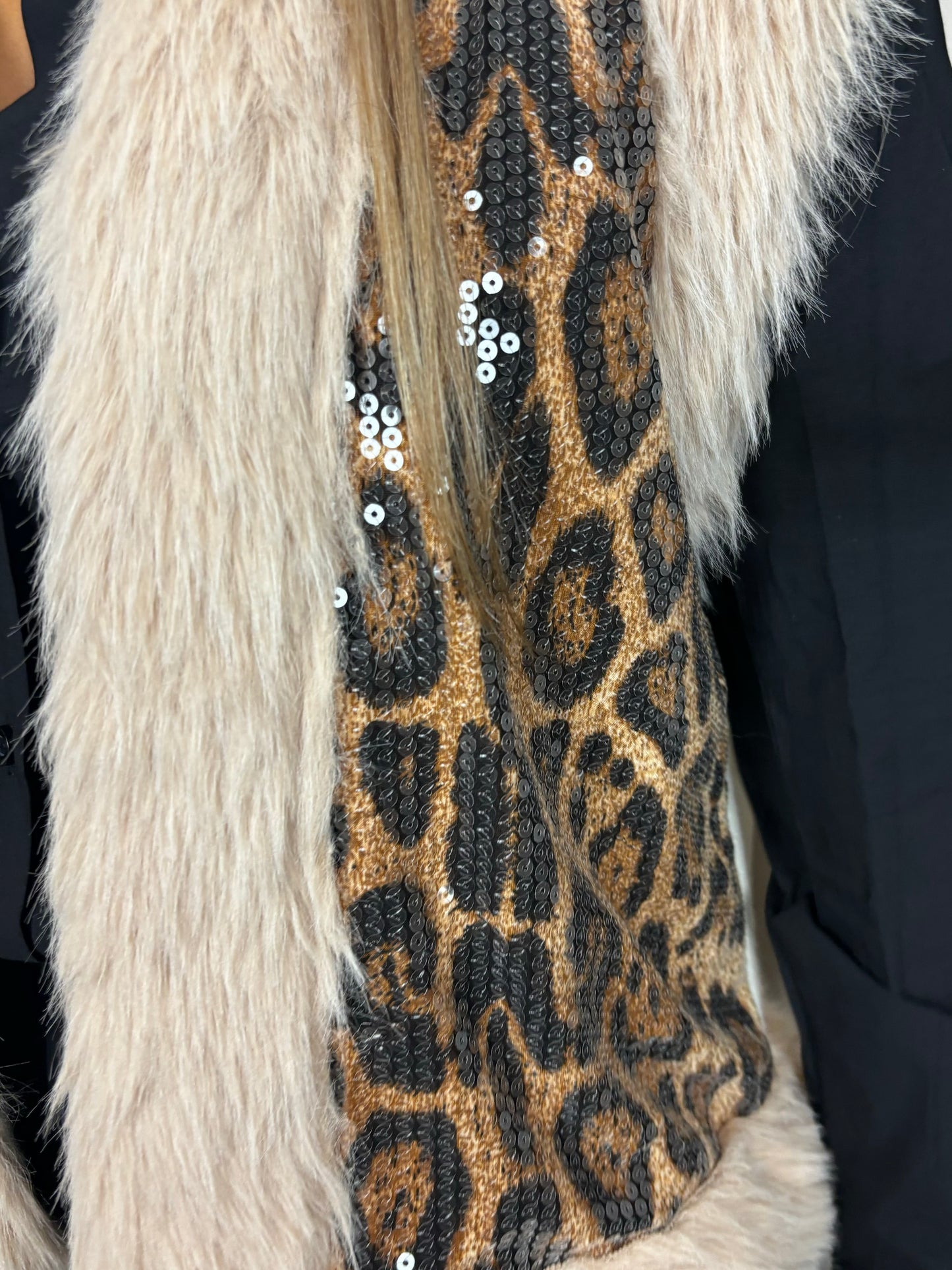 GILET FLUFFY PANTER CRÈME