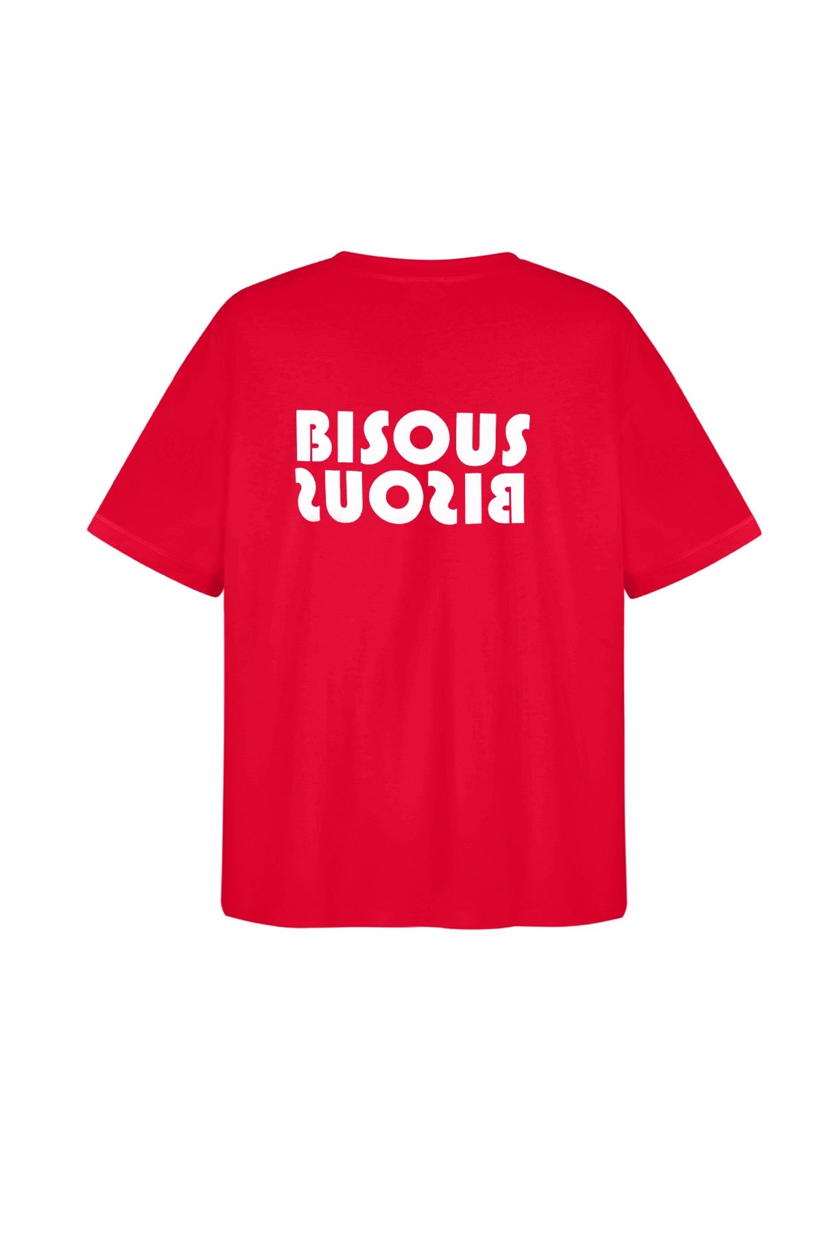 T-SHIRT BISOUS ROOD