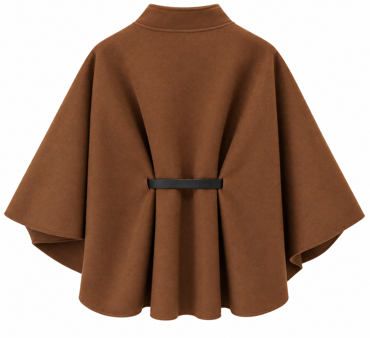 PONCHO VEST LICHT BRUIN Kinaofashionboutique