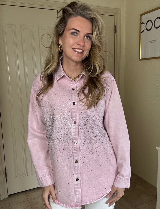 BLOUSE JEANS ROZE