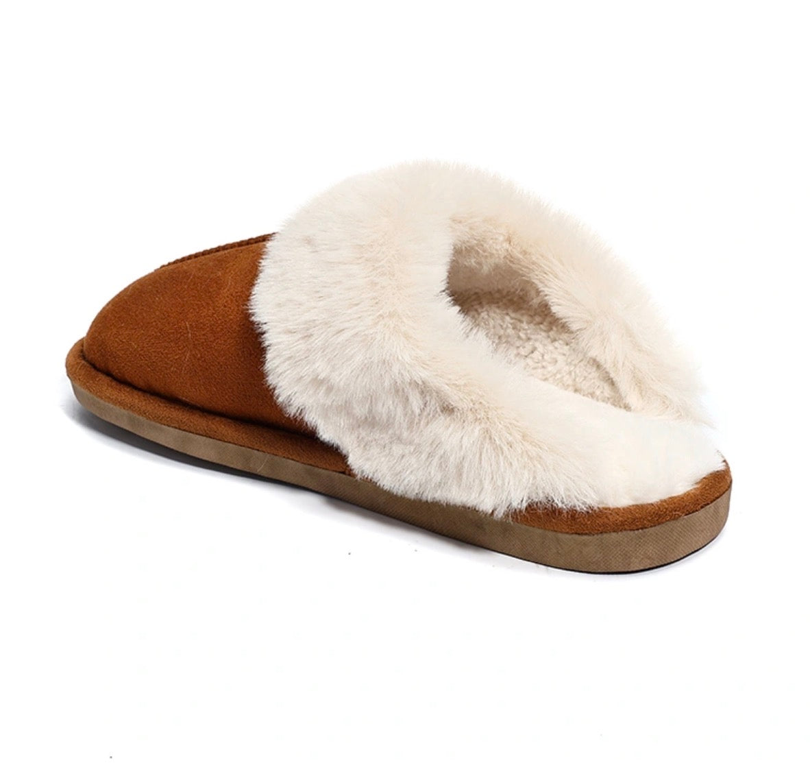 PANTOFFELS COZY CAMEL Kinaofashionboutique