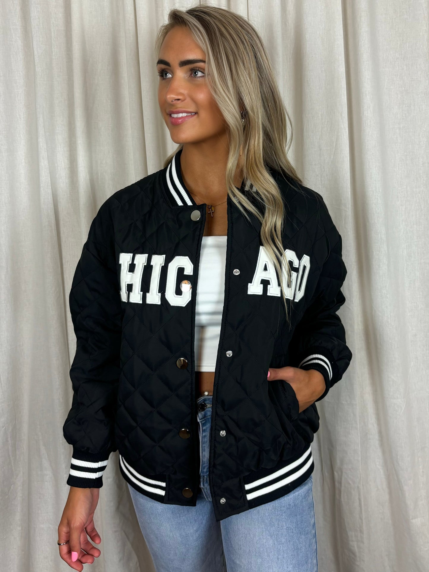 JACKET CHICAGO ZWART