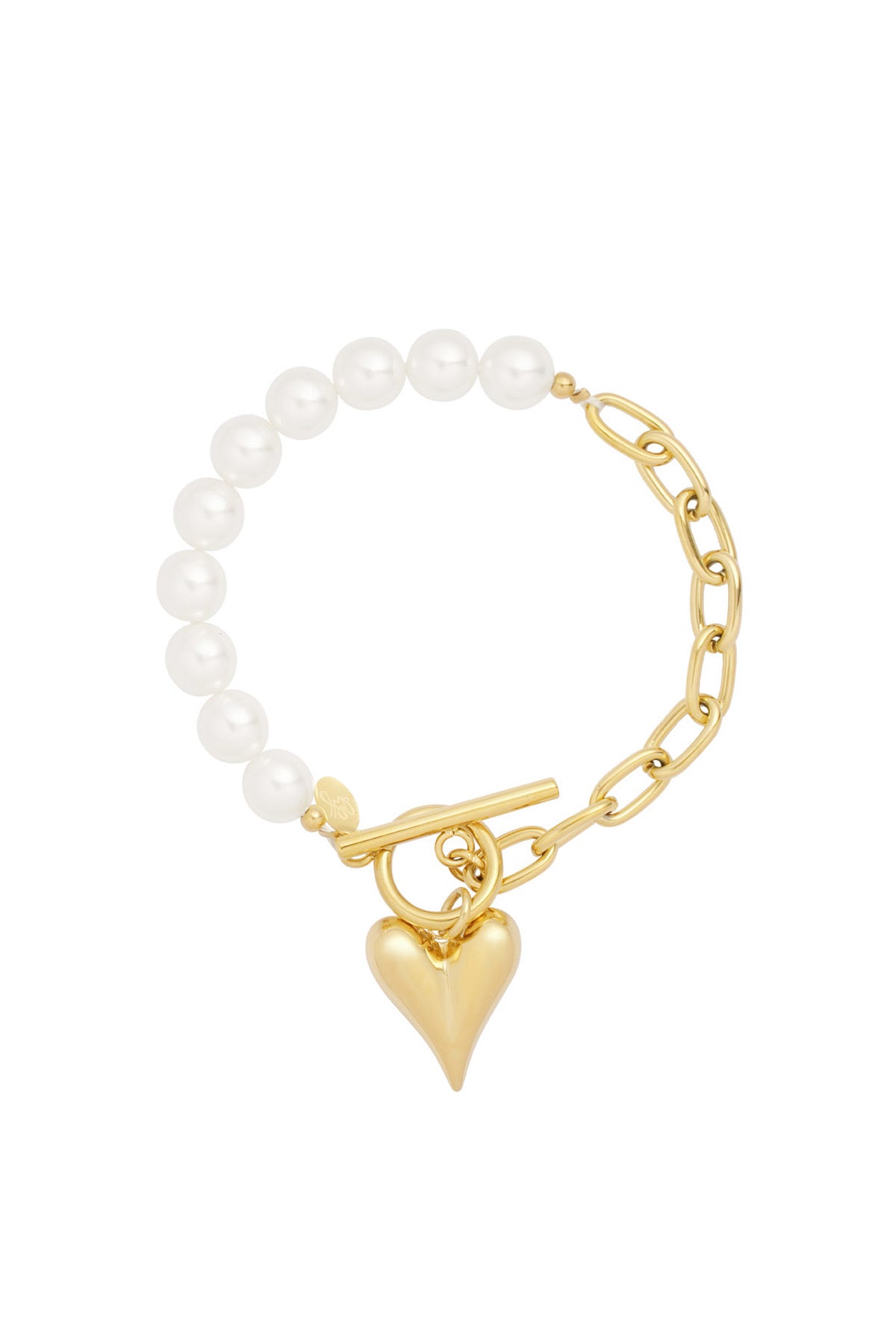 ARMBAND DOUBLE LOVE GOUD