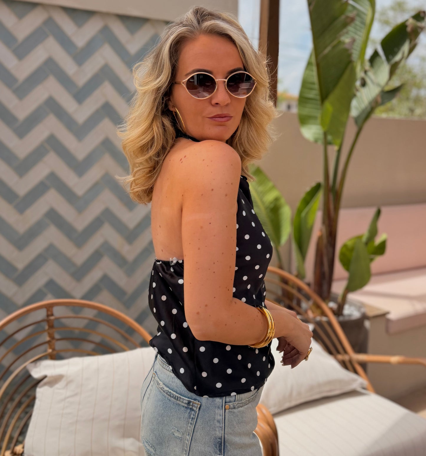 TOP LOLA ZWART H91015
