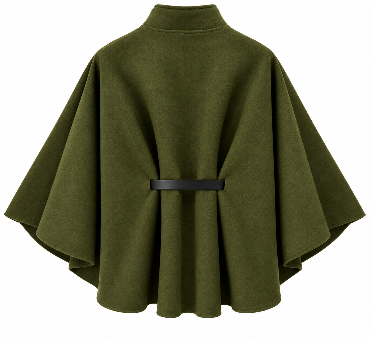 PONCHO VEST ARMY Kinaofashionboutique