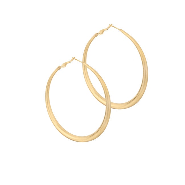 OORBELLEN CREOLEN - Rose & Camellia