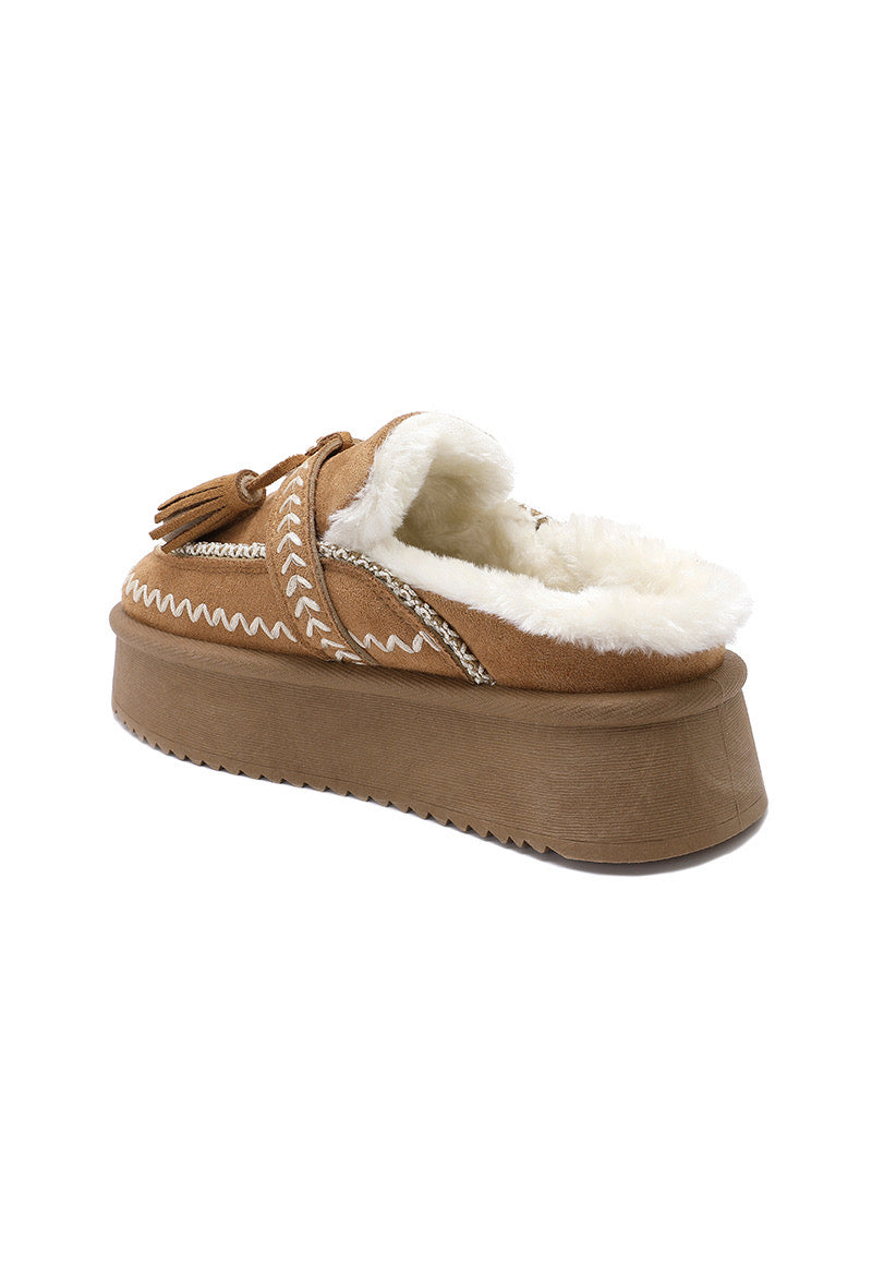 BOOTS COZY BENTHE CAMEL