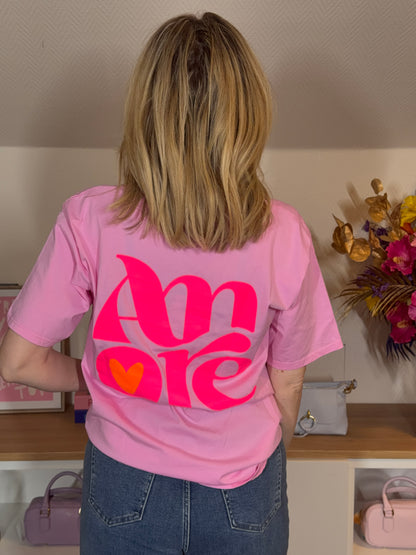 T-SHIRT AMORE ROZE