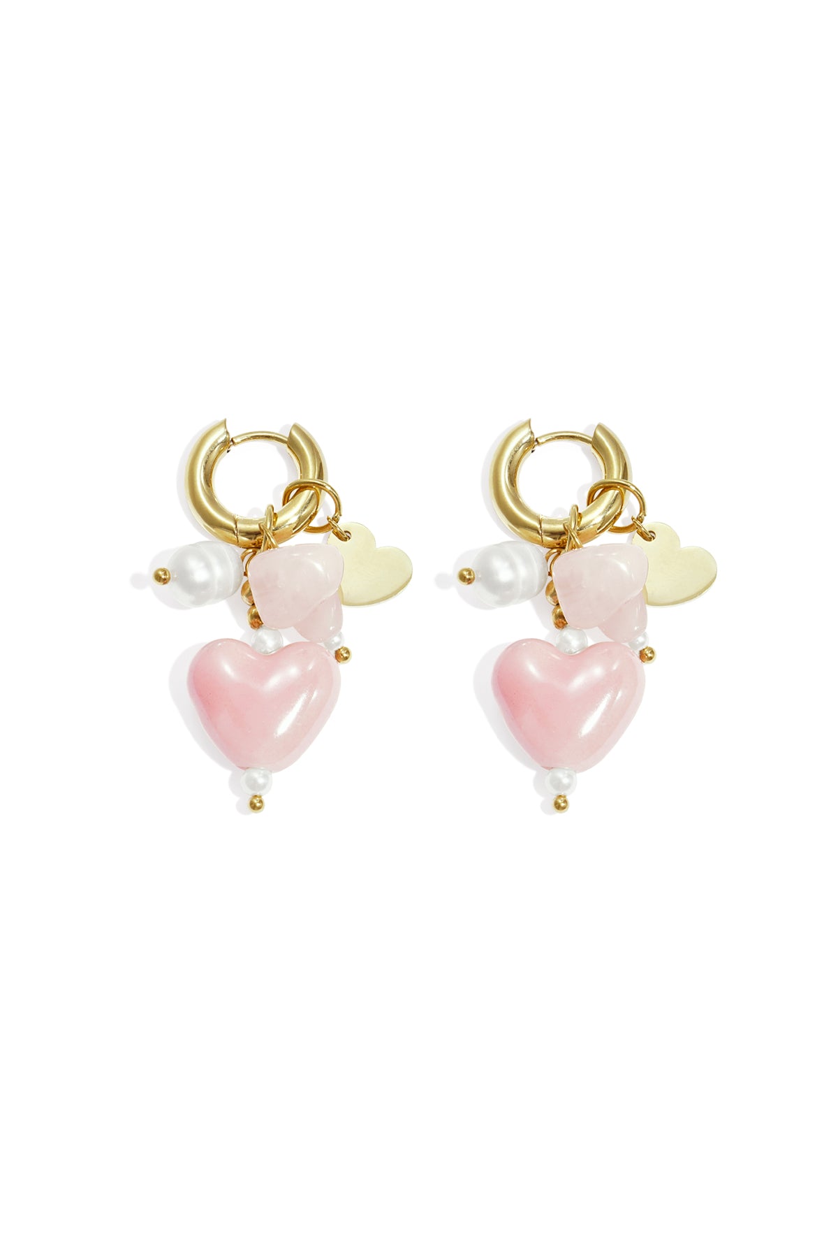 OORBELLEN SANNE ROZE