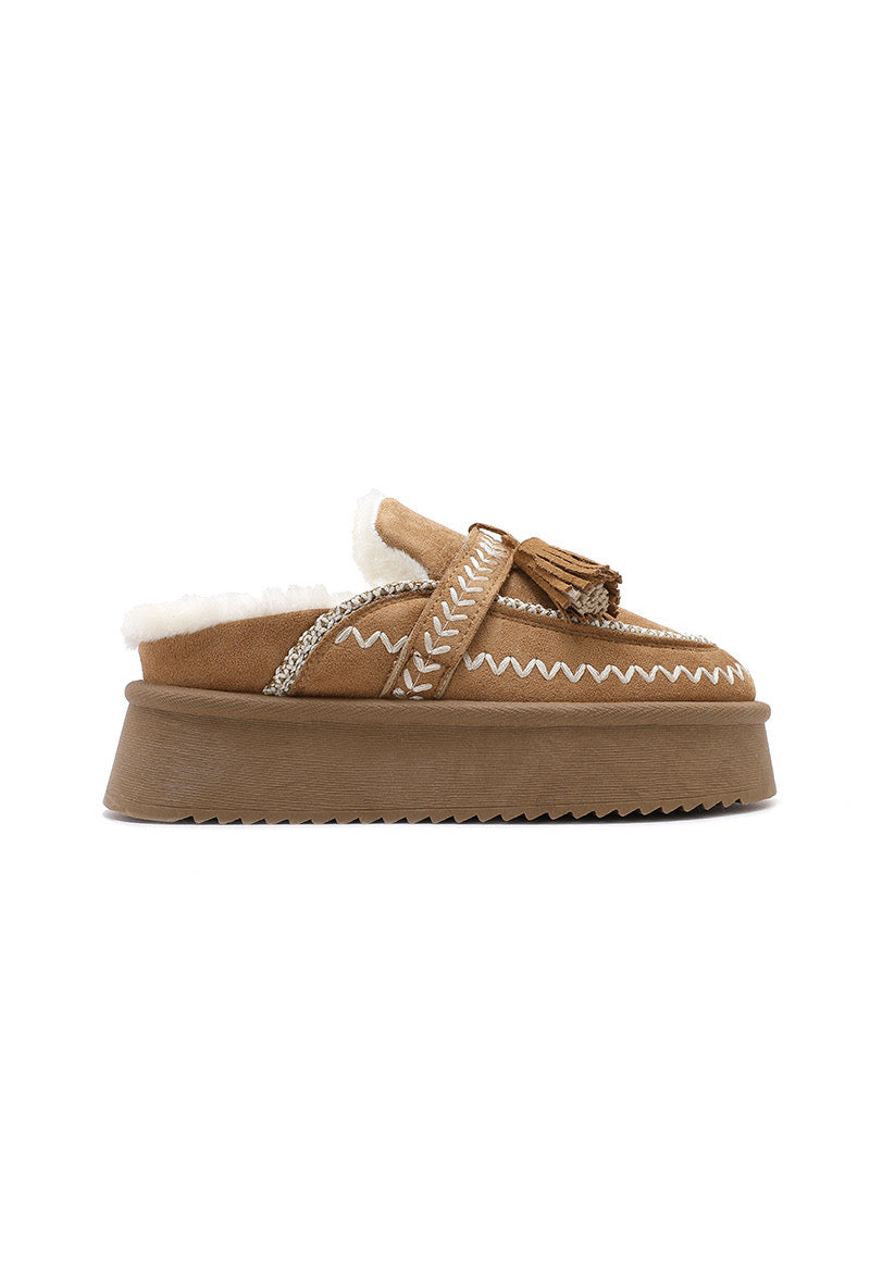 BOOTS COZY BENTHE CAMEL