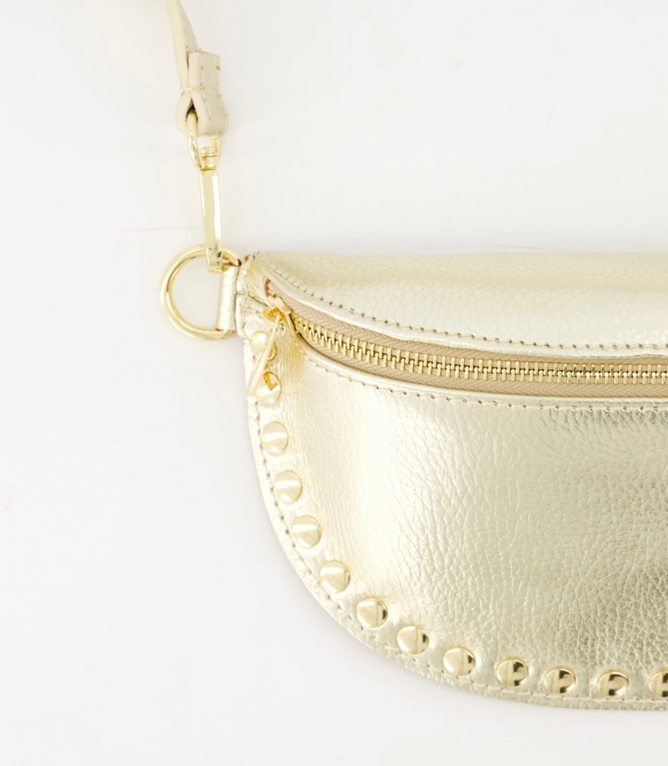 TAS DEBBY LEATHER - GOUD