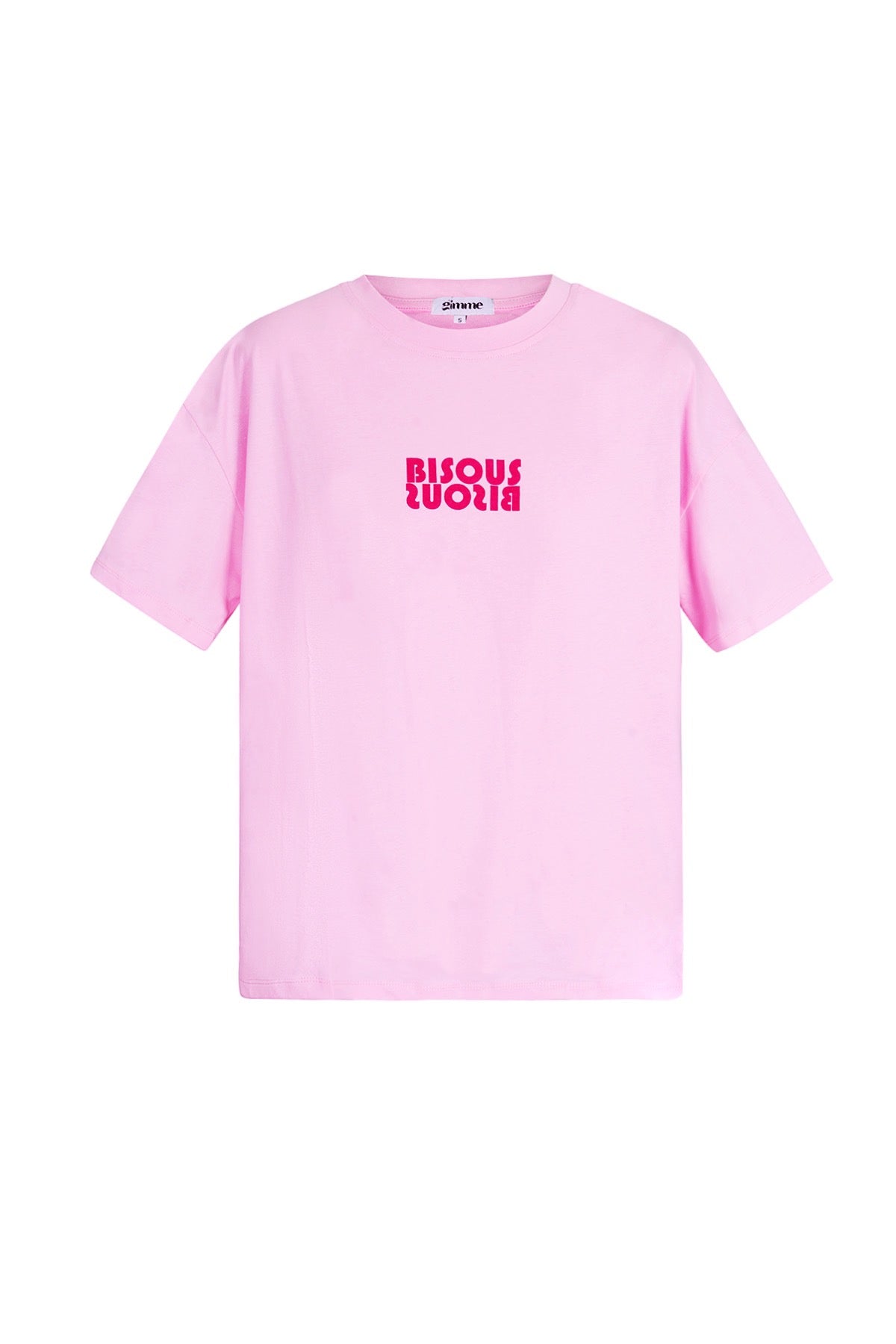 T-SHIRT BISOUS ROZE
