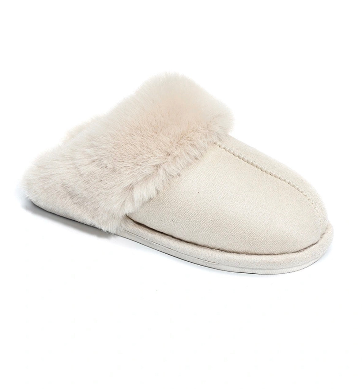 PANTOFFELS COZY CREME Kinaofashionboutique
