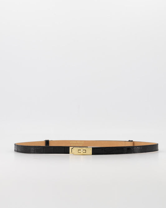RIEM GRACIA CROCO ZWART
