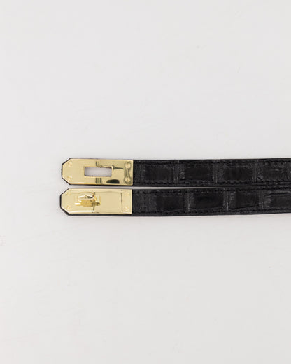 RIEM GRACIA CROCO ZWART