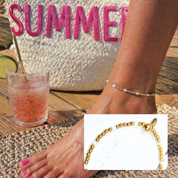 ENKELBANDJE BASIS WIT - LABEL SIX