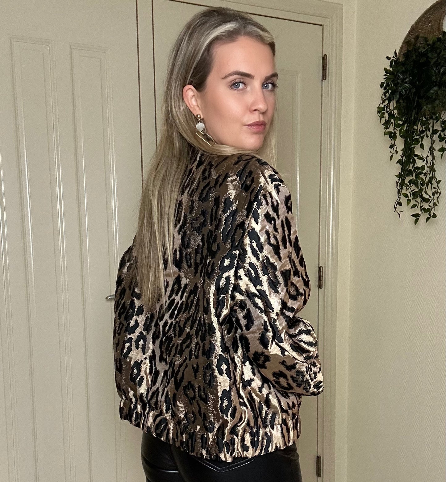 JACKET LEOPARD BLING