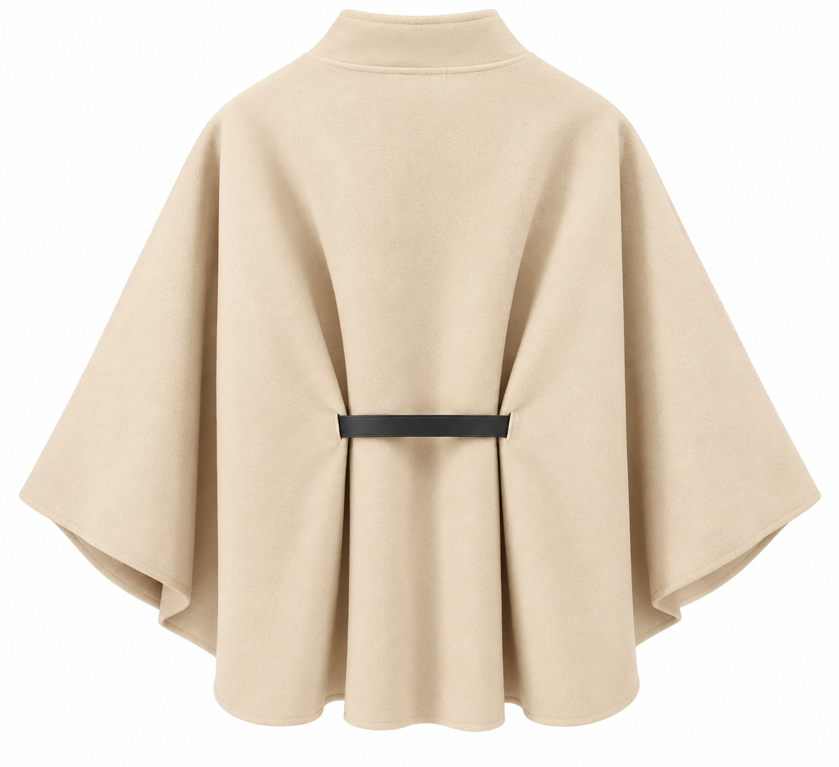 PONCHO VEST ECRU Kinaofashionboutique