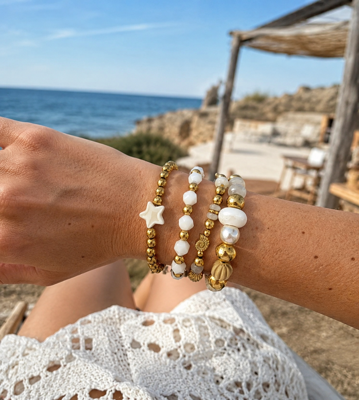 ARMBAND SANDY GLOW - LABEL SIX