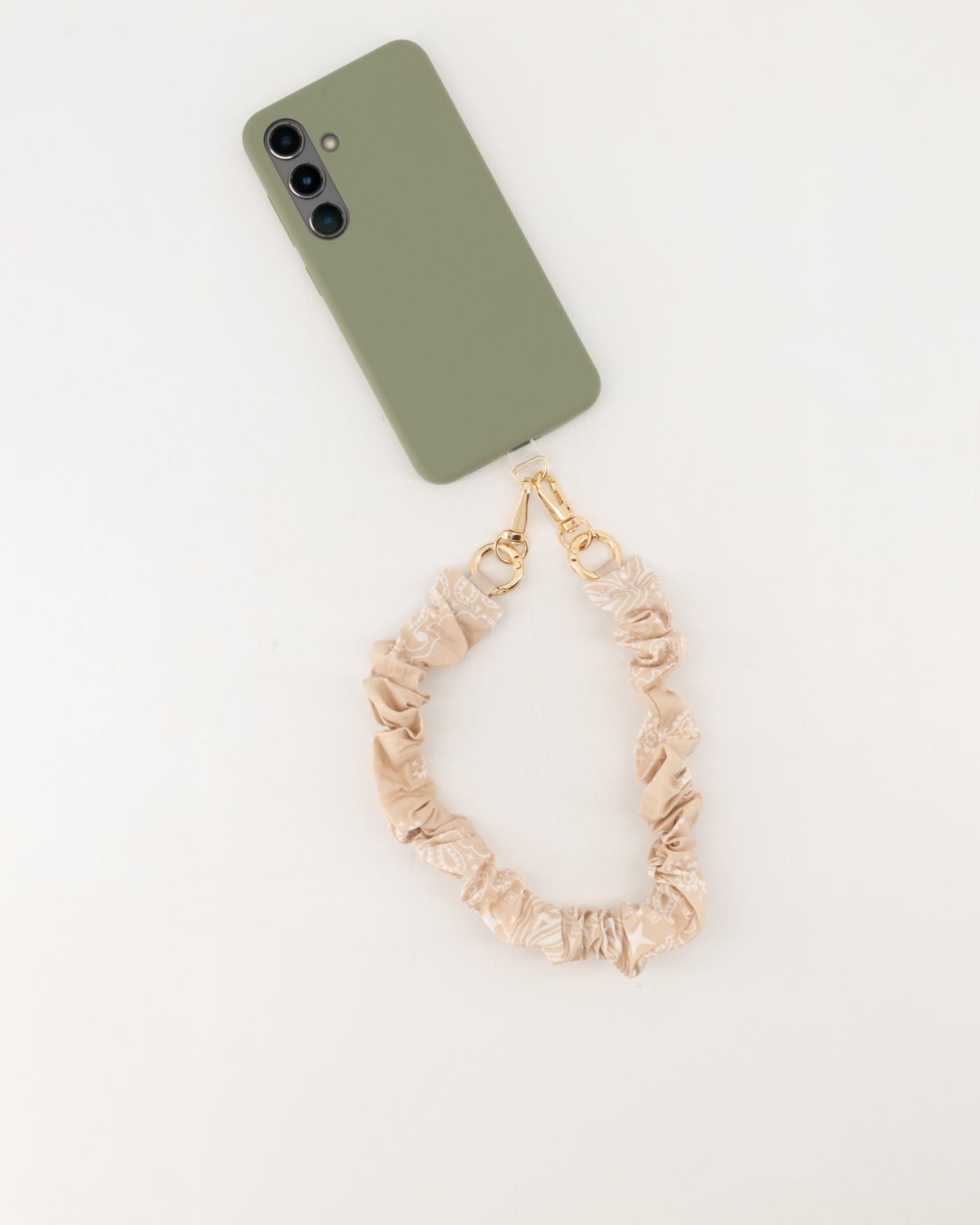 TELEFOONKOORD BANDANA BEIGE