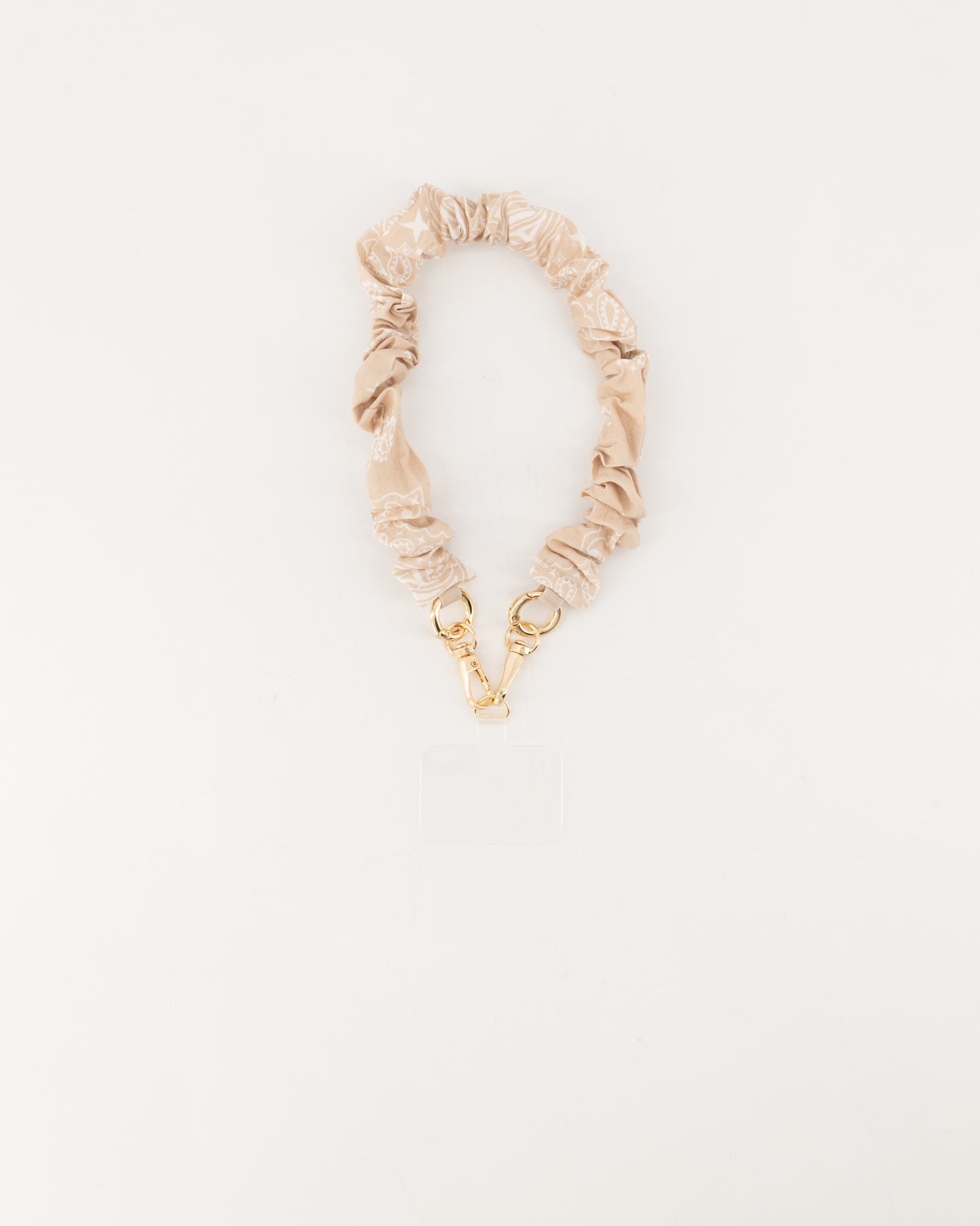 TELEFOONKOORD BANDANA BEIGE