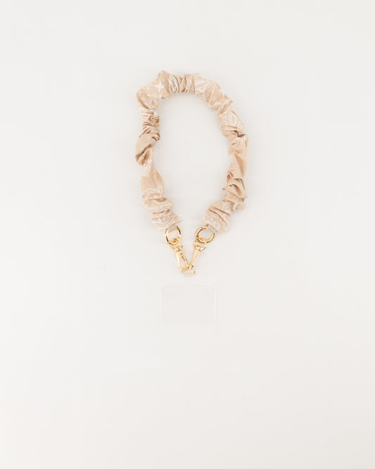 TELEFOONKOORD BANDANA BEIGE
