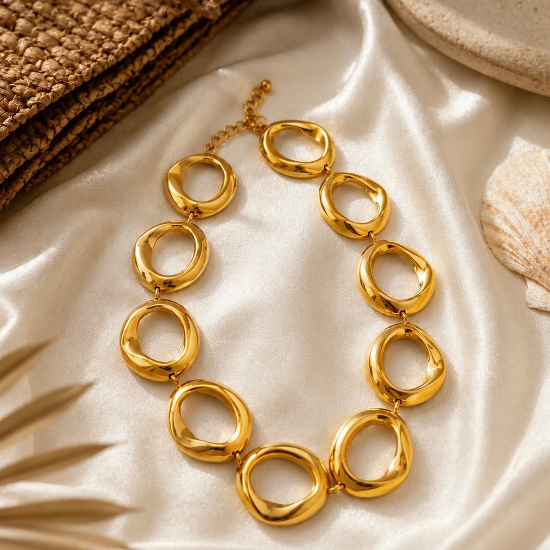 KETTING OVAL GOUD 6690