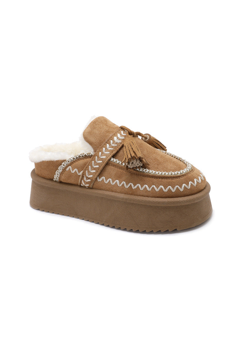 BOOTS COZY BENTHE CAMEL