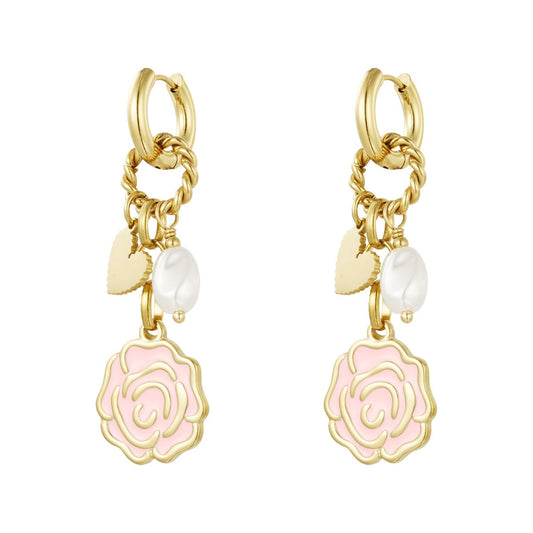 EARRINGS FOREVER ROSE GOLD