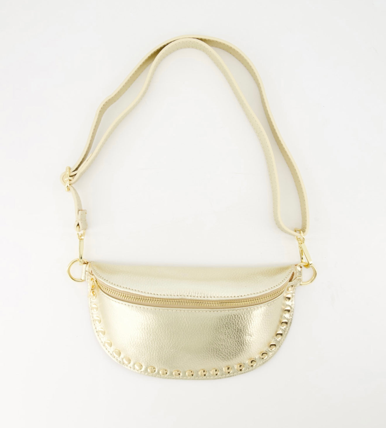 TAS DEBBY LEATHER - GOUD