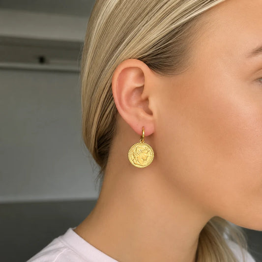 OORBELLEN COINS GOUD