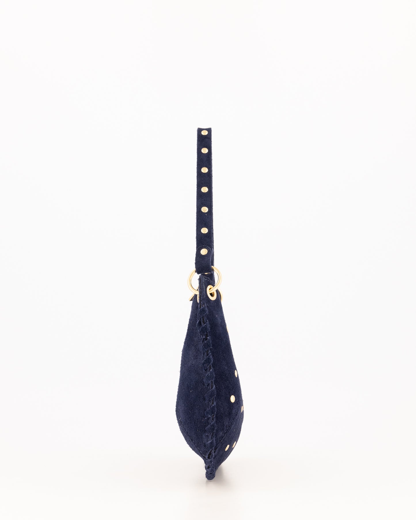 TAS CASEY SUEDE DONKER BLAUW Kinaofashionboutique