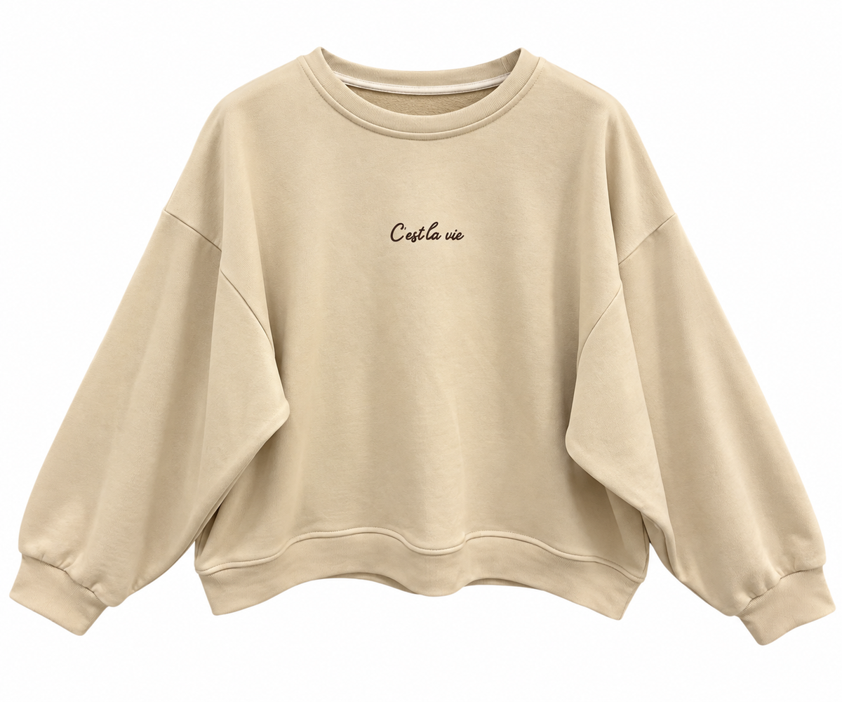 TRUI C'EST LA VIE BEIGE - MOOIJ Kinaofashionboutique