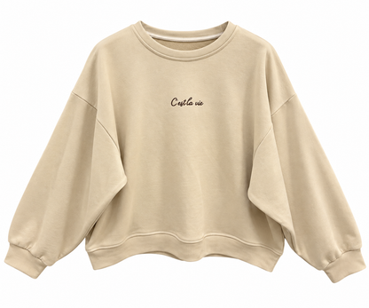 TRUI C'EST LA VIE BEIGE - MOOIJ Kinaofashionboutique