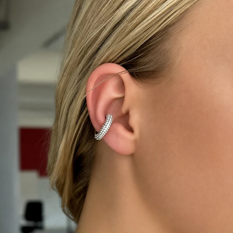 EARCUFF STRASSY ZILVER
