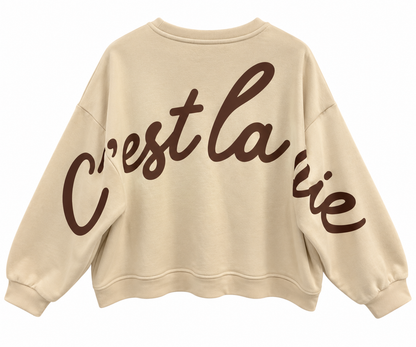 TRUI C'EST LA VIE BEIGE - MOOIJ Kinaofashionboutique