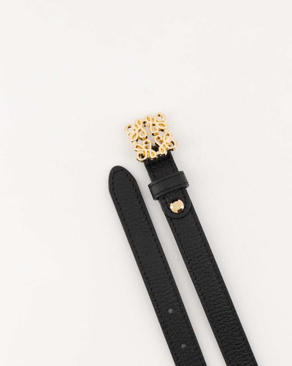 RIEM BIEN ZWART SMAL