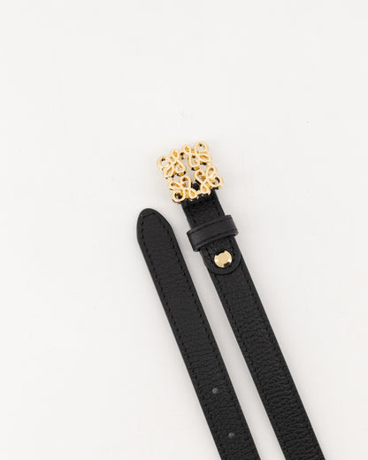 RIEM BIEN ZWART SMAL