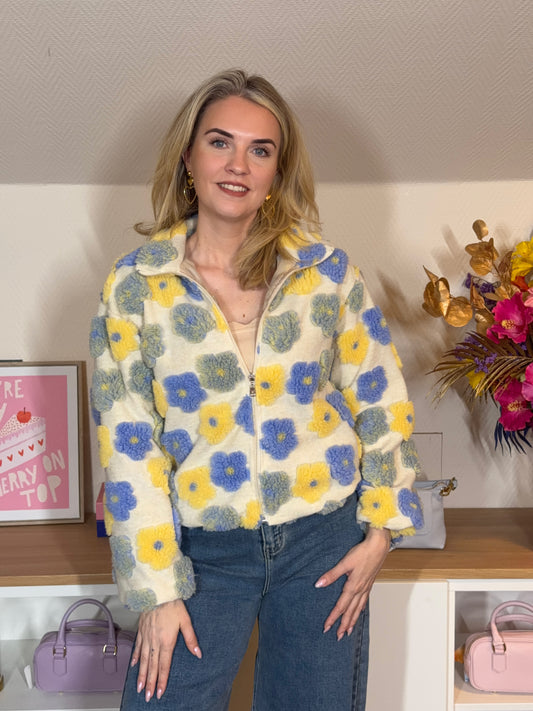 JAS BLOEM BLAUW / GEEL