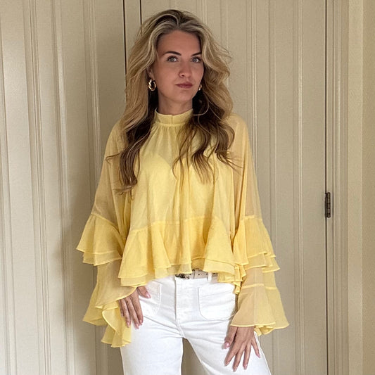 BLOUSE LIANE GEEL