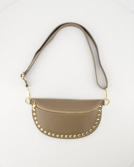 TAS DEBBY LEATHER TAUPE D40
