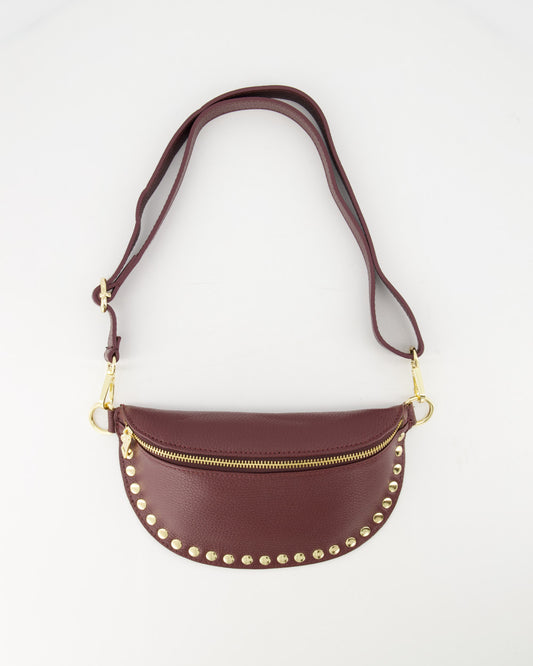 TAS DEBBY LEATHER BORDEAUX D54