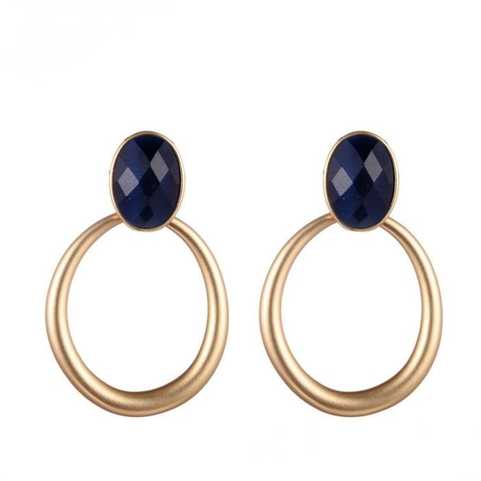 OORBELLEN MARA BLAUW