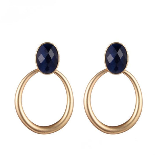 OORBELLEN MARA BLAUW