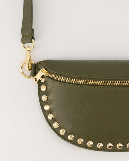 TAS DEBBY LEATHER GROEN D74