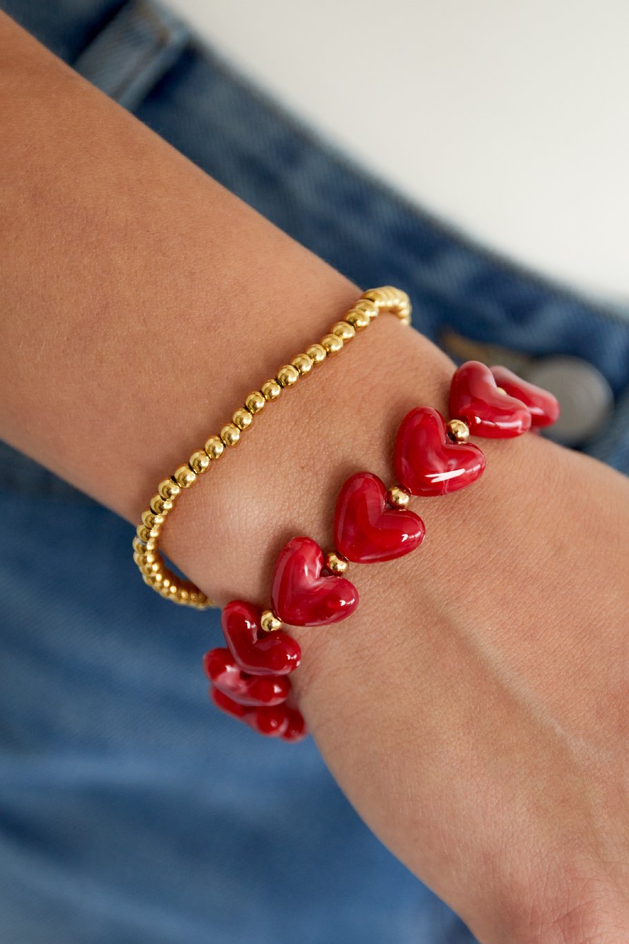 ARMBAND LOVELY ROOD